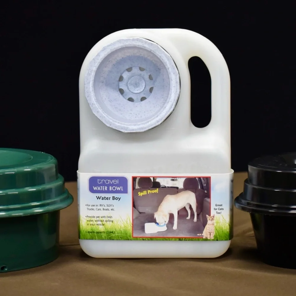 WATERBOY Travel Water Bowl for Pets Dog Cat NON-SPILL SPILL PROOF for Car